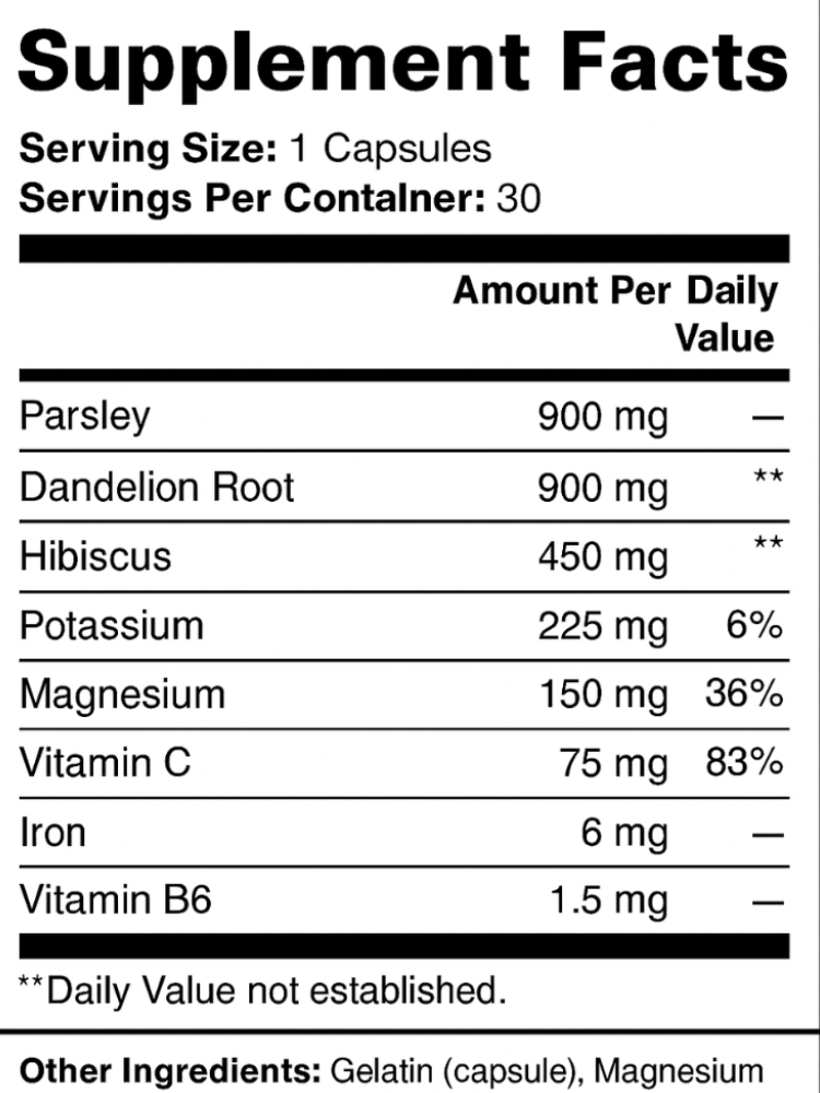Chisel™ Water Retention Supplement tt