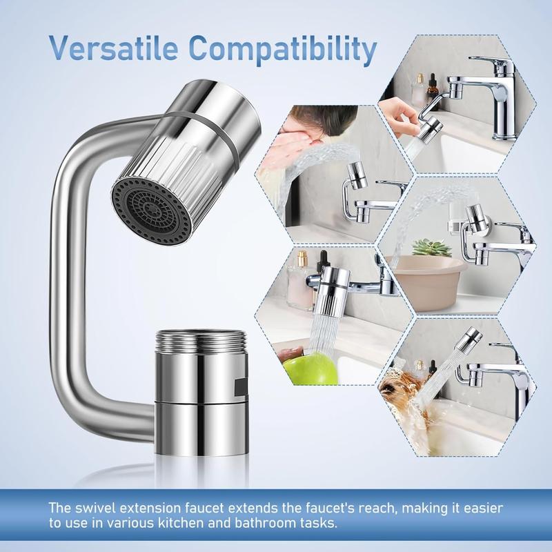 Rotatable Faucet Aerator Extension